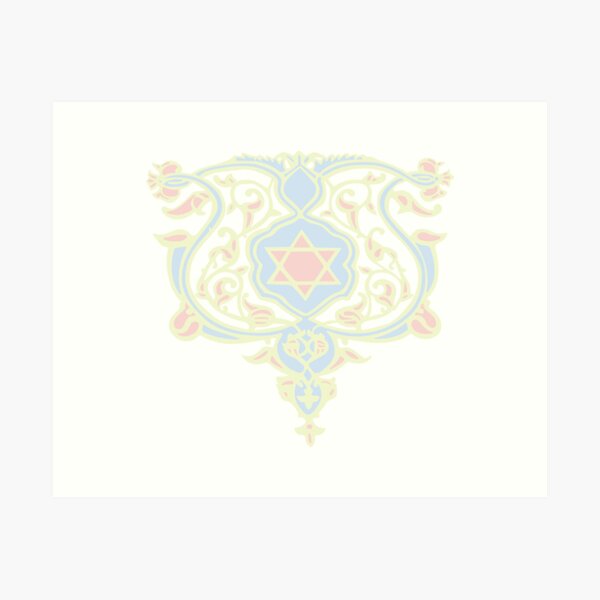 Item preview, Star of David Pastel Motif designed and sold by 19thAmendment.