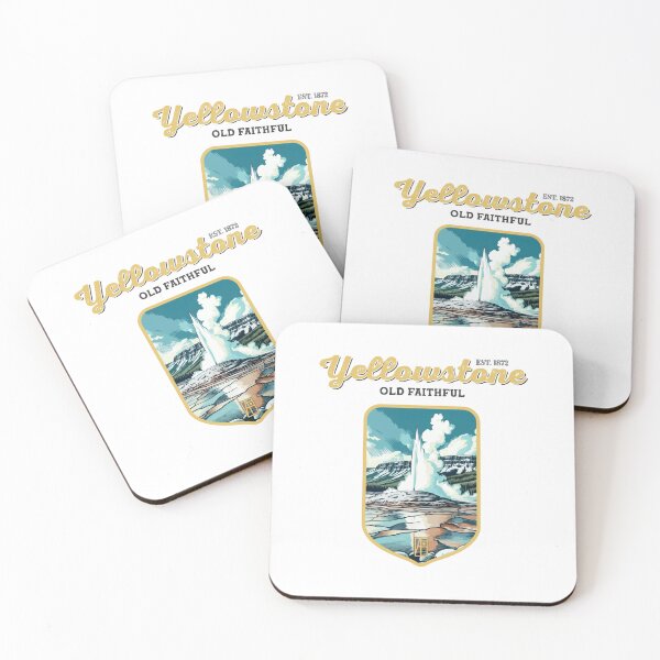 Item preview, USA - NATIONAL PARK - YELLOWSTONE Old Faithful - 4 designed and sold by ArtProjectShop.