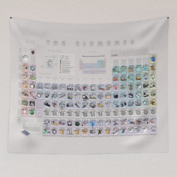 Item preview, The Elements - Sampled Periodic Table designed and sold by Pablo Carlos Budassi.