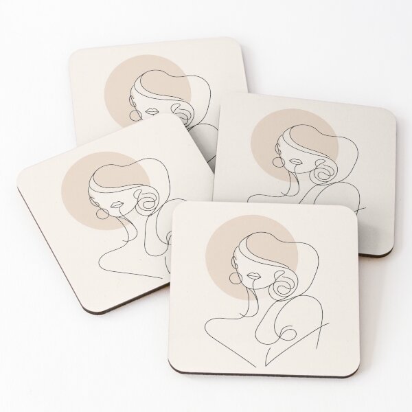 Item preview, One line woman drawing designed and sold by MusesWhispers.
