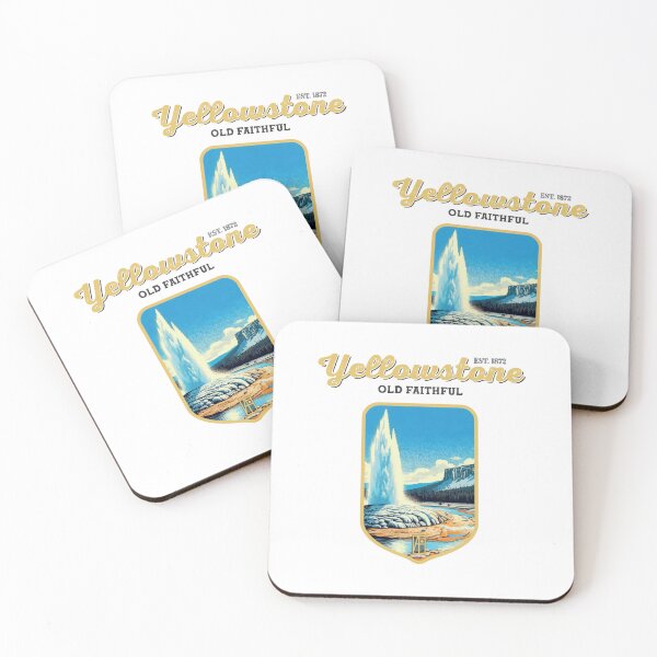 Item preview, USA - NATIONAL PARK - YELLOWSTONE Old Faithful - 6 designed and sold by ArtProjectShop.