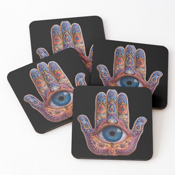 Artikelvorschau, Trippy Ornate Hamsa Hand entworfen und verkauft von Yogimeister.