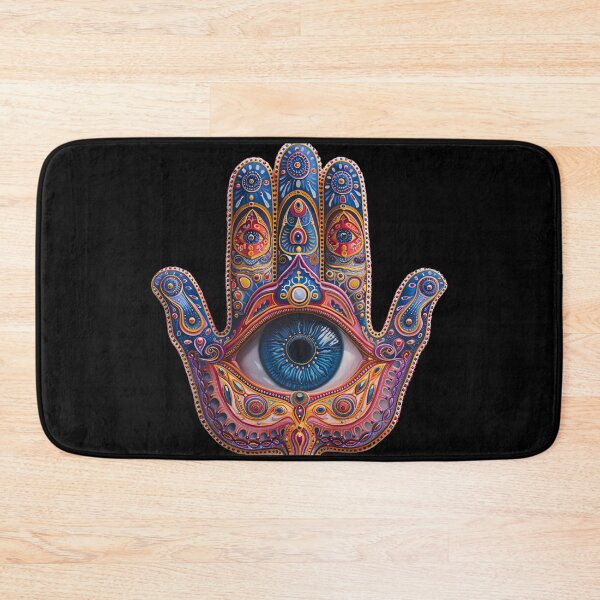 Item preview, Trippy Ornate Hamsa Hand designed and sold by Yogimeister.