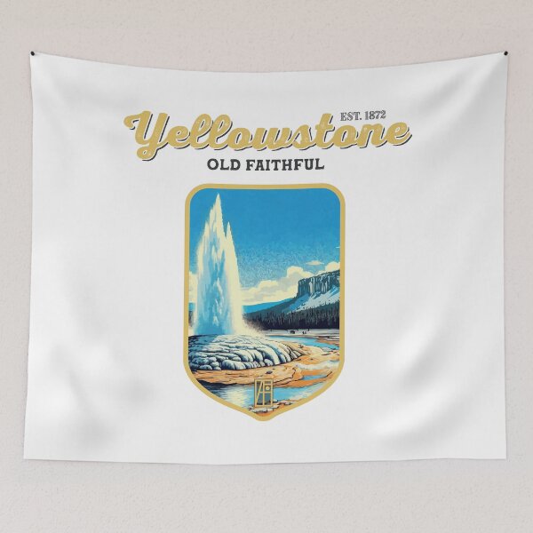 Item preview, USA - NATIONAL PARK - YELLOWSTONE Old Faithful - 6 designed and sold by ArtProjectShop.