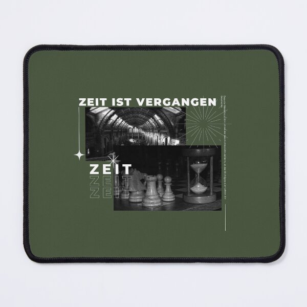 Item preview, DIE ZEIT IST VERGANGEN | Chess Illustration | Green Background designed and sold by RM-Journey.