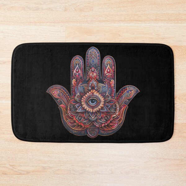 Item preview, Trippy Ornate Hamsa Hand designed and sold by Yogimeister.