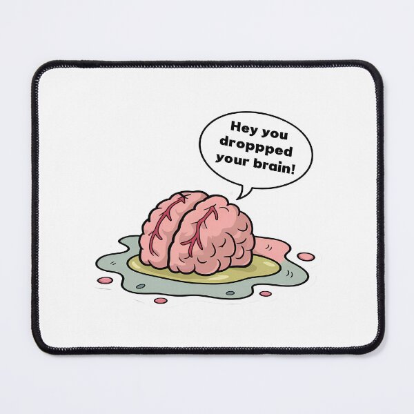 Item preview, Funny Brain Sticker, Sarcastic Quote Decal, Laptop and Water Bottle Decoration, Cool Nerd Humor, Science Geek Gift, Brainy Laugh designed and sold by WatermelonPink.