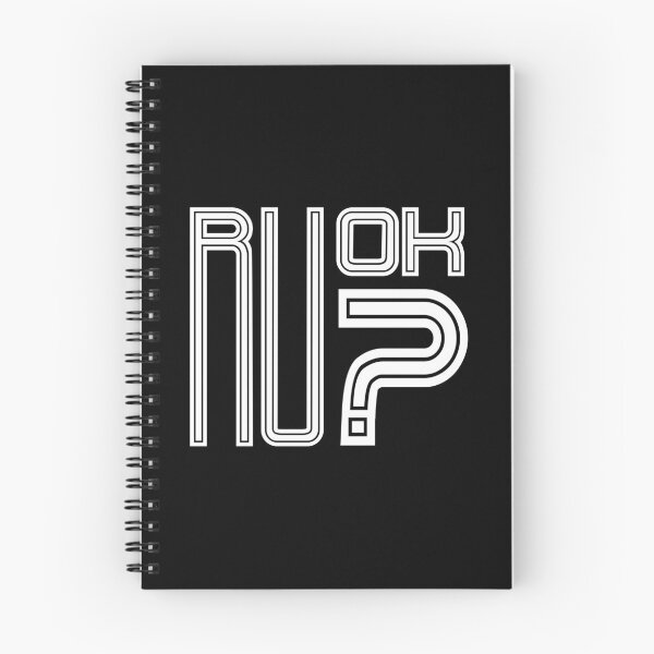 Item preview, R U OK | Mental health | positive attitude | adulting | encouraging quotes designed and sold by themichetti.