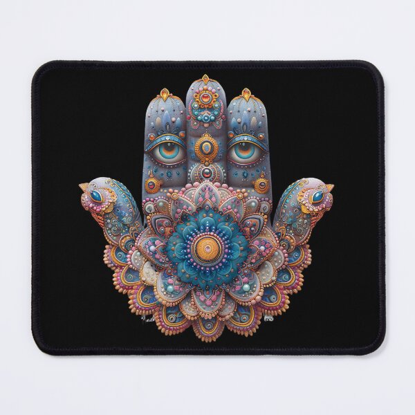 Artikelvorschau, Trippy Ornate Hamsa Hand entworfen und verkauft von Yogimeister.