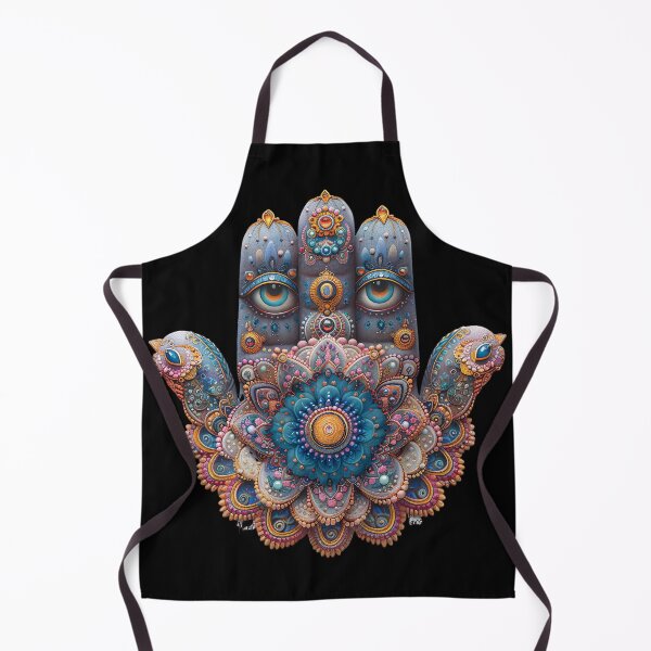 Aperçu de l'œuvre Trippy Ornate Hamsa Hand créée et vendue par Yogimeister.