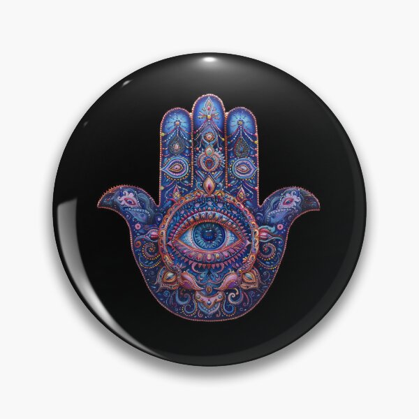 Item preview, Trippy Ornate Hamsa Hand designed and sold by Yogimeister.