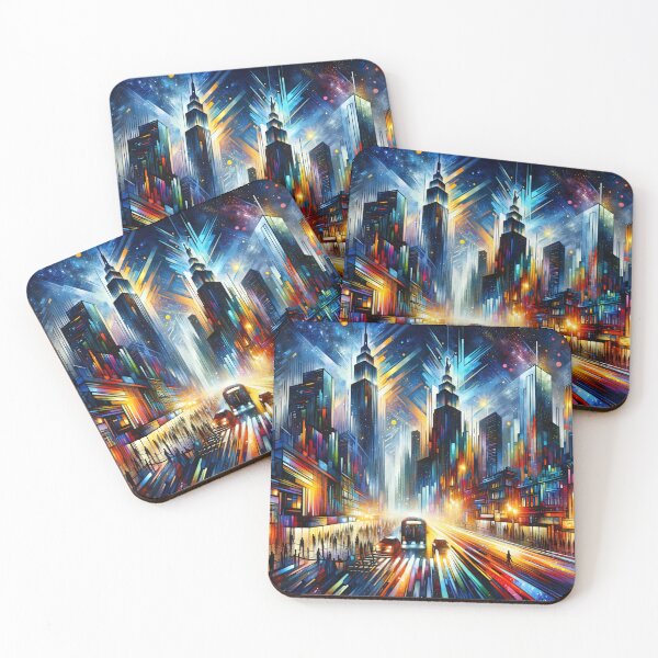 Item preview, New York's Luminous Ballet: Skyscrapers Singing in Light designed and sold by leyfinder.