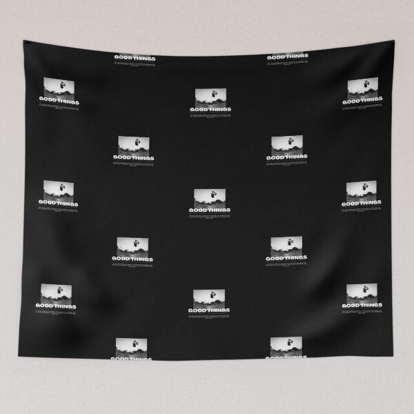 Item preview, Good Things | Black Background designed and sold by RM-Journey.