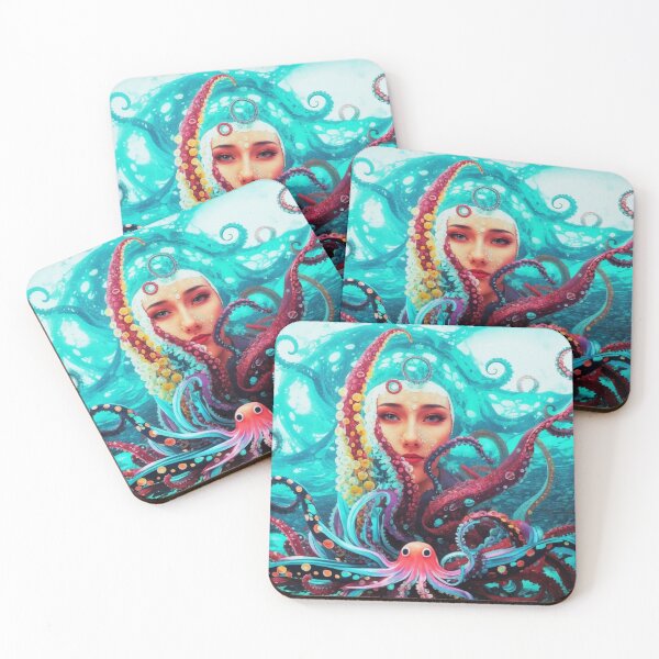 Item preview, Telepathic Tentacle Team - Stage 3 designed and sold by sumr8-design.