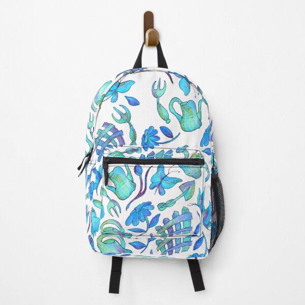 Item preview, garden pattern blue designed and sold by Gerardo Segismundo.