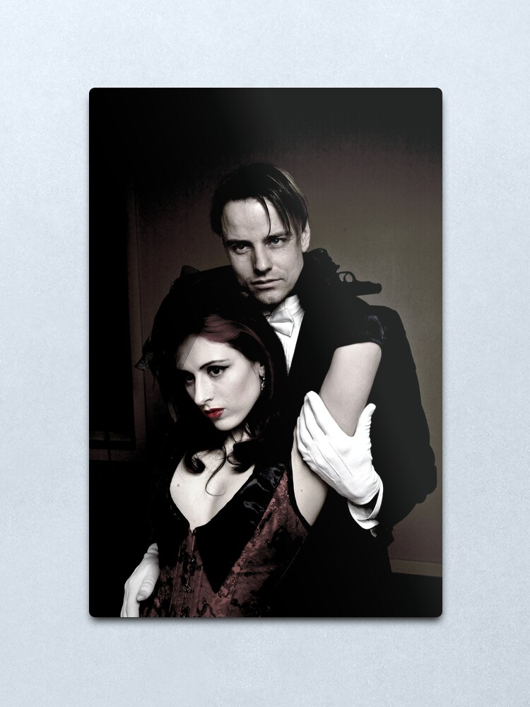 Alternate view of Deceptive Embrace Metal Print