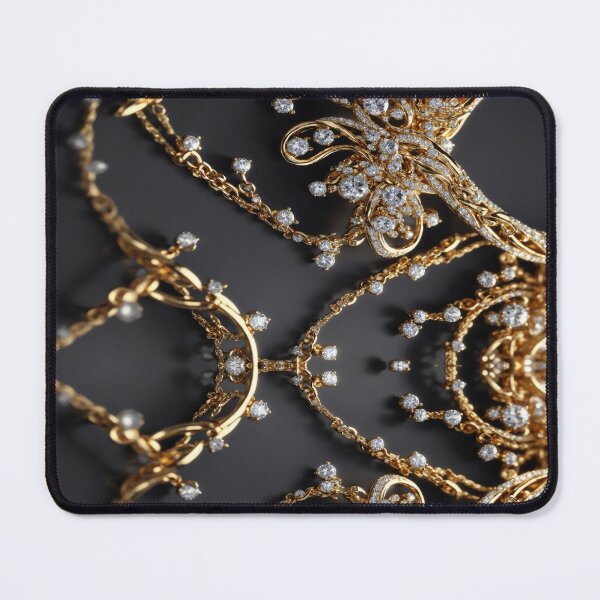 Item preview, royal necklace with luxurious gold and diamonds designed and sold by Carlos Gudino.