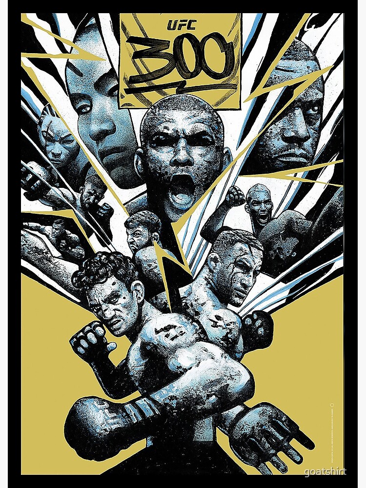 UFC 300 Poster Canvas Print