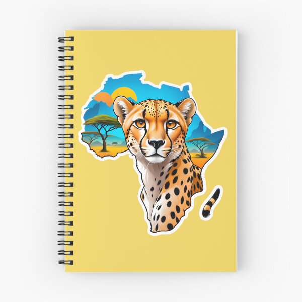 Item preview, Map Of Africa With A Cheetah designed and sold by TheArtOfPat.