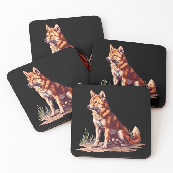 Item preview, Dingo in Pixel Form designed and sold by CUTEDOGGIEZ.