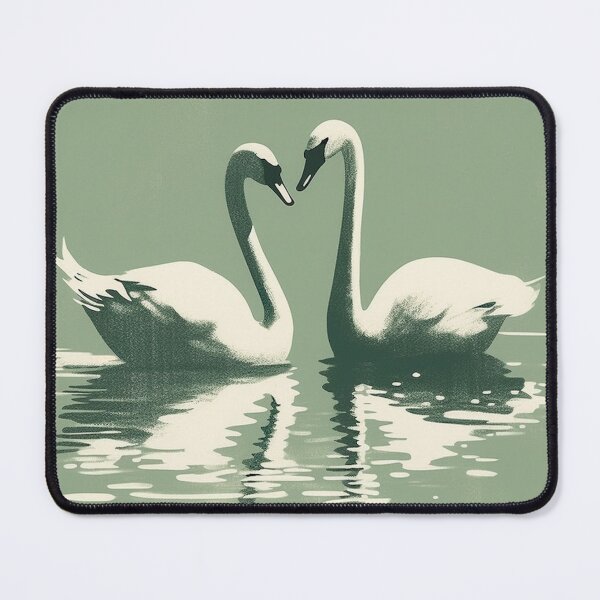 Item preview, Two Swan Lake designed and sold by Bliss.Dreams.Art .