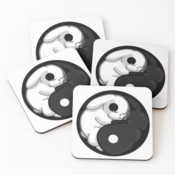 Item preview, Yin and Yang Bunnies  designed and sold by GeorginaTea.
