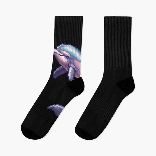 Item preview, Dolphin in Pixel Form designed and sold by CUTEDOGGIEZ.