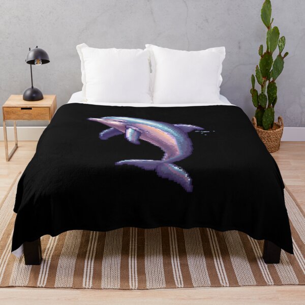 Item preview, Dolphin in Pixel Form designed and sold by CUTEDOGGIEZ.