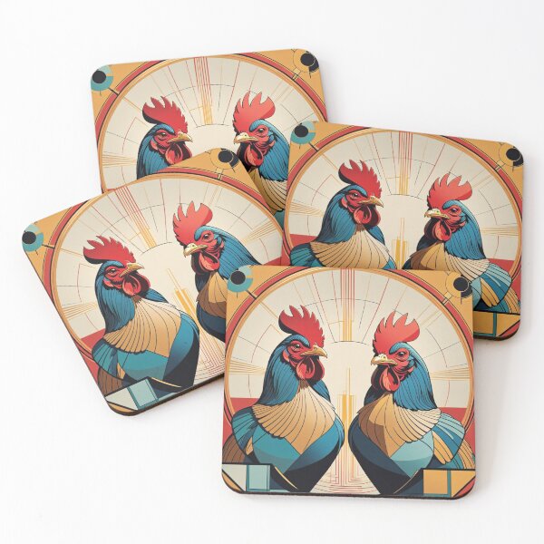 Item preview, Roosters designed and sold by Geek Girl Ohio.