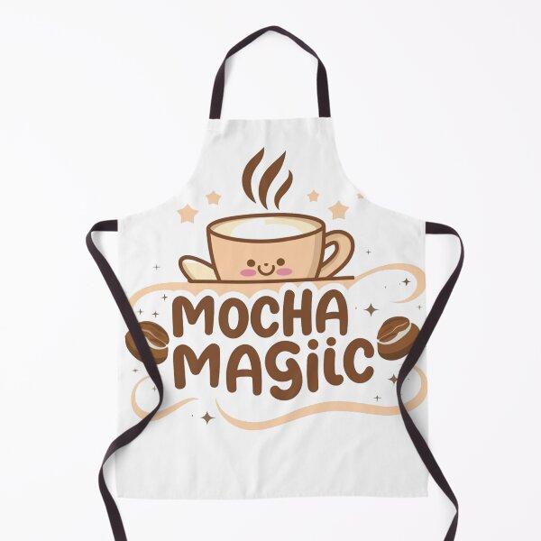 Item preview, Mocha Magic: Cute Kawaii Mug Character with Swirl and Coffee Beans Decor designed and sold by HahaHandlesHub.