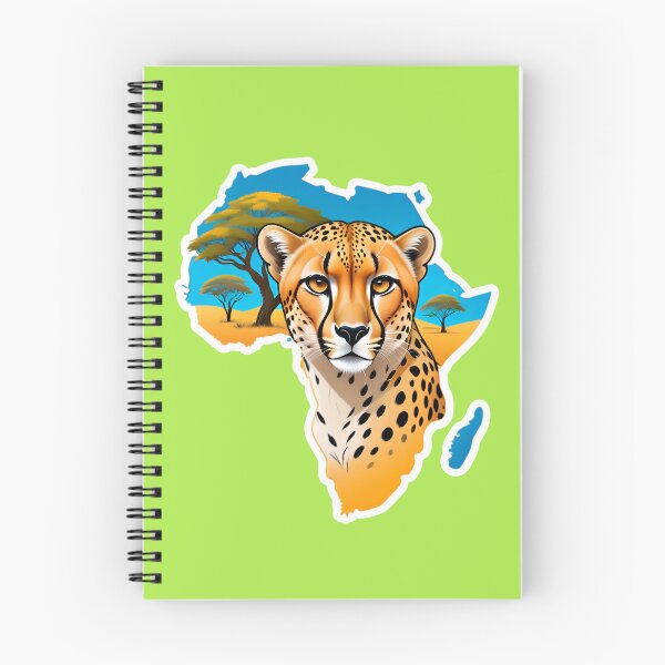 Item preview, Map Of Africa With A Cheetah designed and sold by TheArtOfPat.