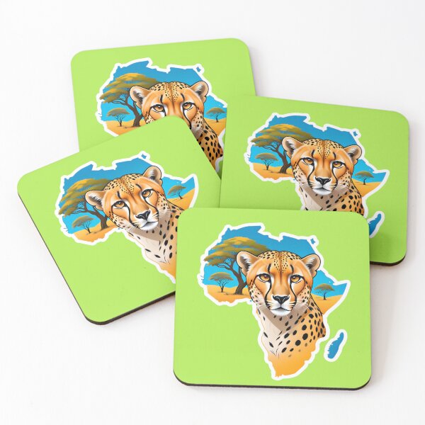 Item preview, Map Of Africa With A Cheetah designed and sold by TheArtOfPat.