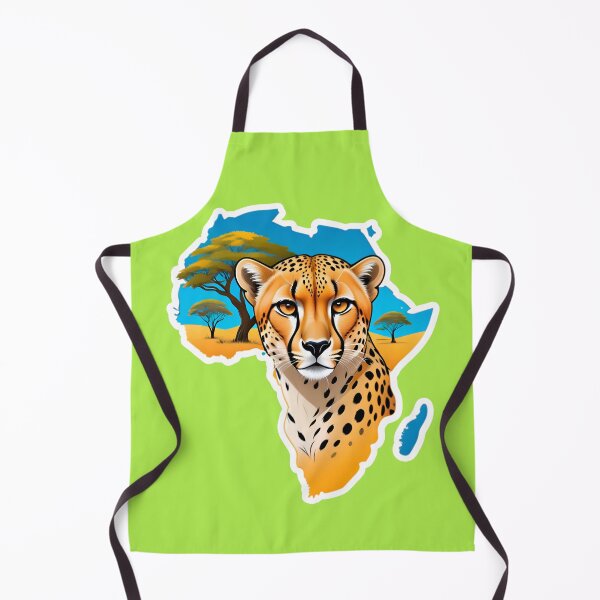 Item preview, Map Of Africa With A Cheetah designed and sold by TheArtOfPat.