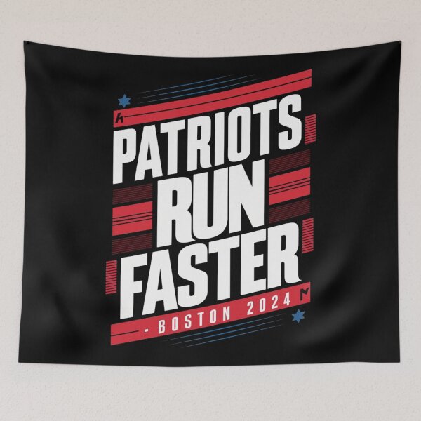 Item preview, Marathon Monday Patriots Run Faster designed and sold by HOMEDESIGNPRINT.
