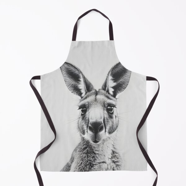 Item preview, Black and White Kangaroo pencil drawing designed and sold by Pencil-Art.