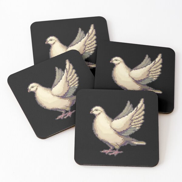 Item preview, Dove in Pixel Form designed and sold by CUTEDOGGIEZ.