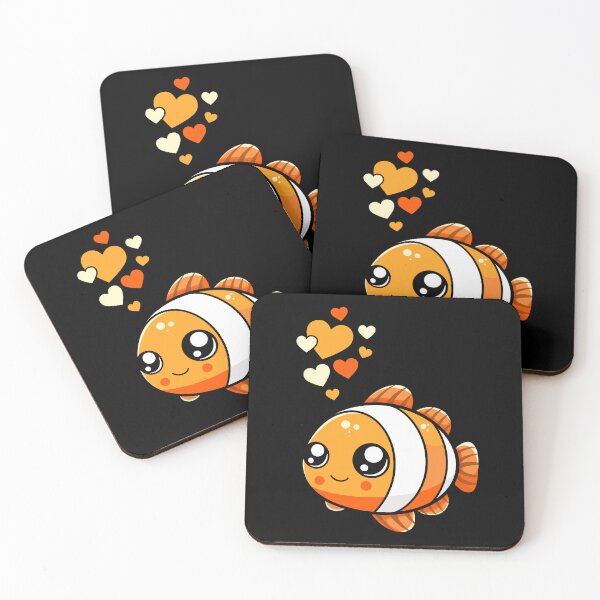 Item preview, Cute Clownfish With Hearts designed and sold by eternallygifted.