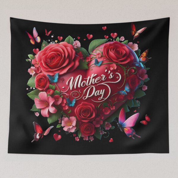 Item preview, Mother's Day 2024: 3D Red Rose Heart designed and sold by sofia1971.