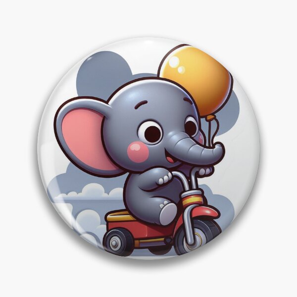 Item preview, Elephant on a tricycle!!! designed and sold by Pabooklas.