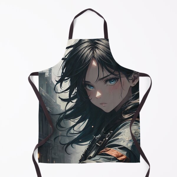 Item preview, Fierce Anime Warrior Girl designed and sold by ByteyCreatives.