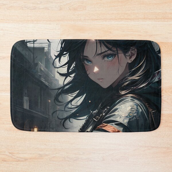 Item preview, Fierce Anime Warrior Girl designed and sold by ByteyCreatives.