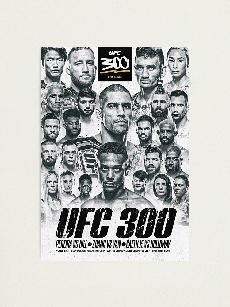 UFC 300 OFFICIAL: Pereira Vs Hill Gaethje Vs Holloway