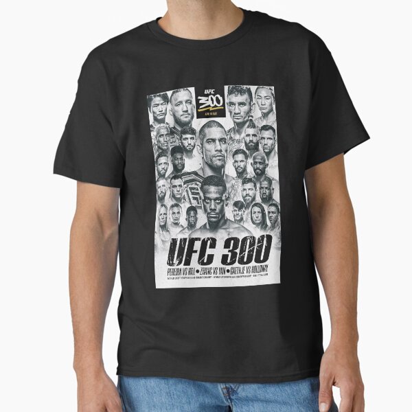 Item preview, UFC 300 OFFICIAL: Pereira Vs Hill - Gaethje Vs Holloway designed and sold by Combat Design.
