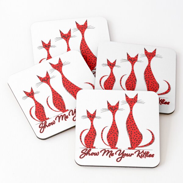 Item preview, Show Me Your Kitties, Red designed and sold by SplendidThings.