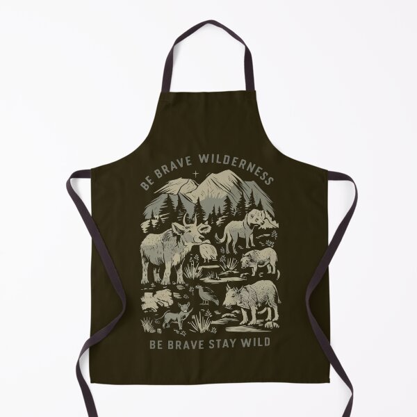 Artikelvorschau, Ein cooles T-Shirt für Safari-Liebhaber. – „BRAWE WILDERNESS. BE BRAVE STAY WILD“. entworfen und verkauft von Gadget80.