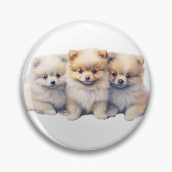Item preview, Watercolor Pomeranian Puppies designed and sold by ttntt.