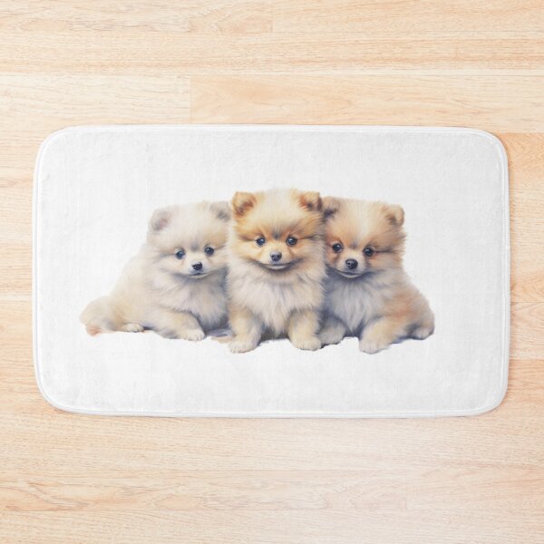 Item preview, Watercolor Pomeranian Puppies designed and sold by ttntt.