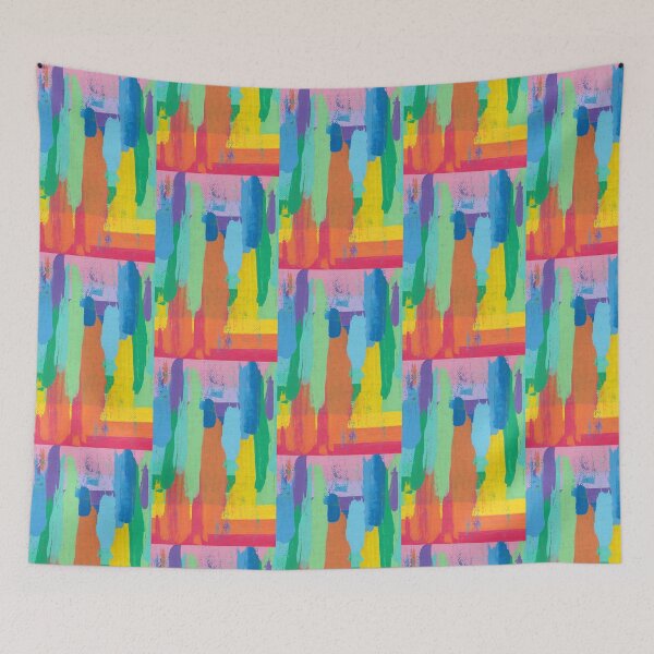 Item preview, Rainbow Abstract Drip designed and sold by KPoppy Art.