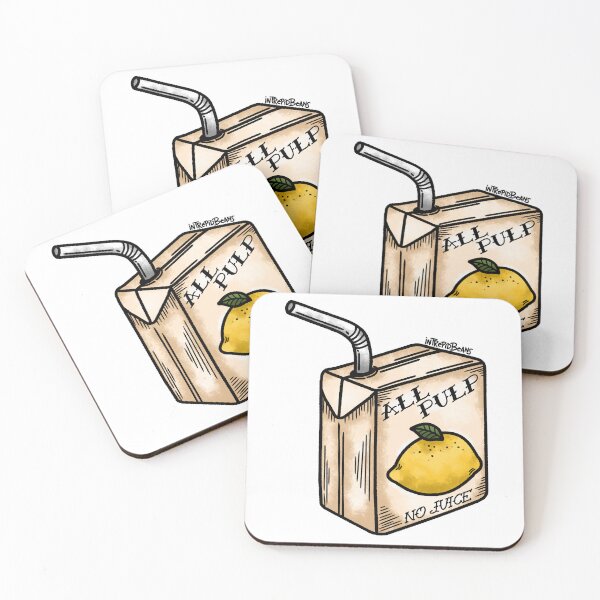 Item preview, “All Pulp, No Juice” Flash Tattoo designed and sold by IntrepidBeans.