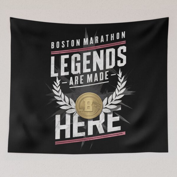 Item preview, Boston Marathon - Legends Are Made Here designed and sold by HOMEDESIGNPRINT.